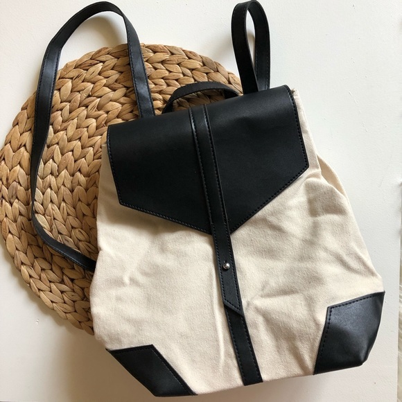 Deux Lux Handbags - DEUX LUX | Vegan Leather Canvas Backpack Tan